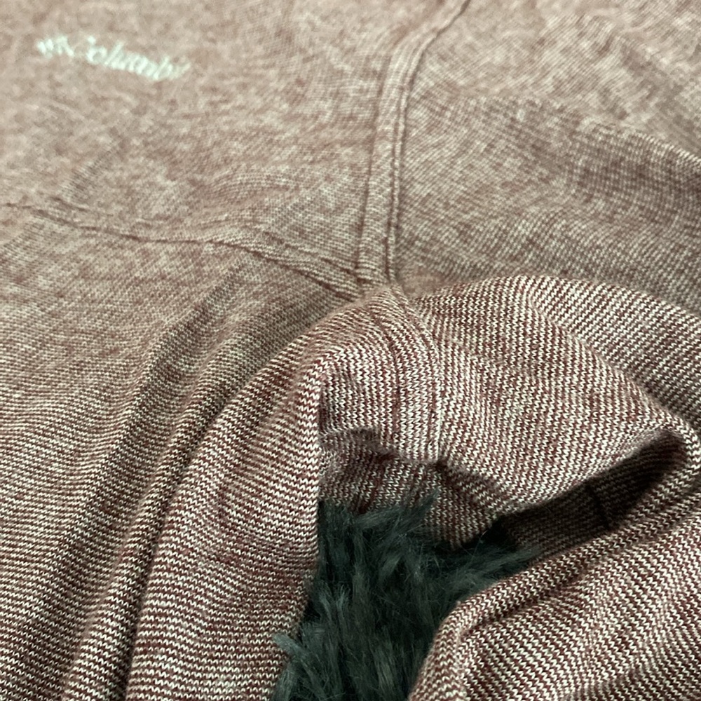 Columbia quarter-zip maroon heather sweatshirt - Picture 9 of 17